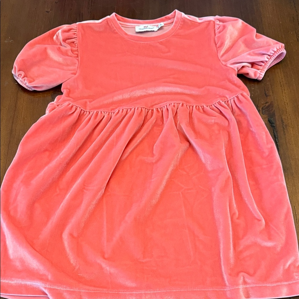 Vineyard Vines Coral Velvet Tee